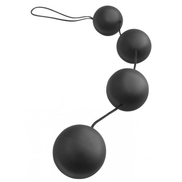 Perles anales Vibro 3.2 cm Noir